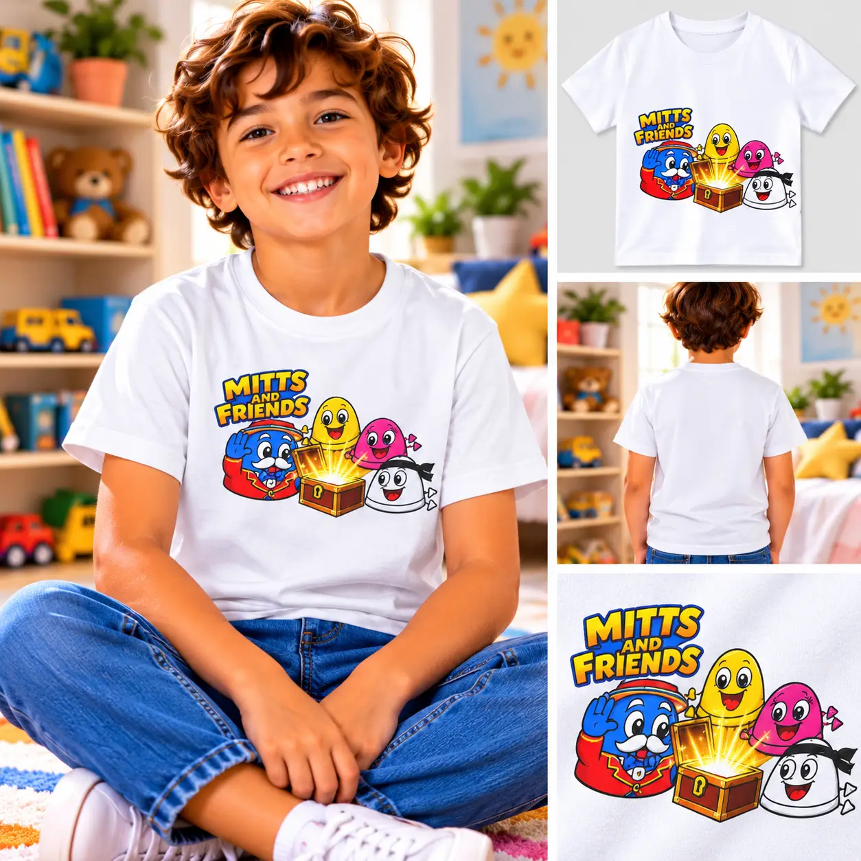 The Carnival Adventure from Mitts and Friends Kids Tee