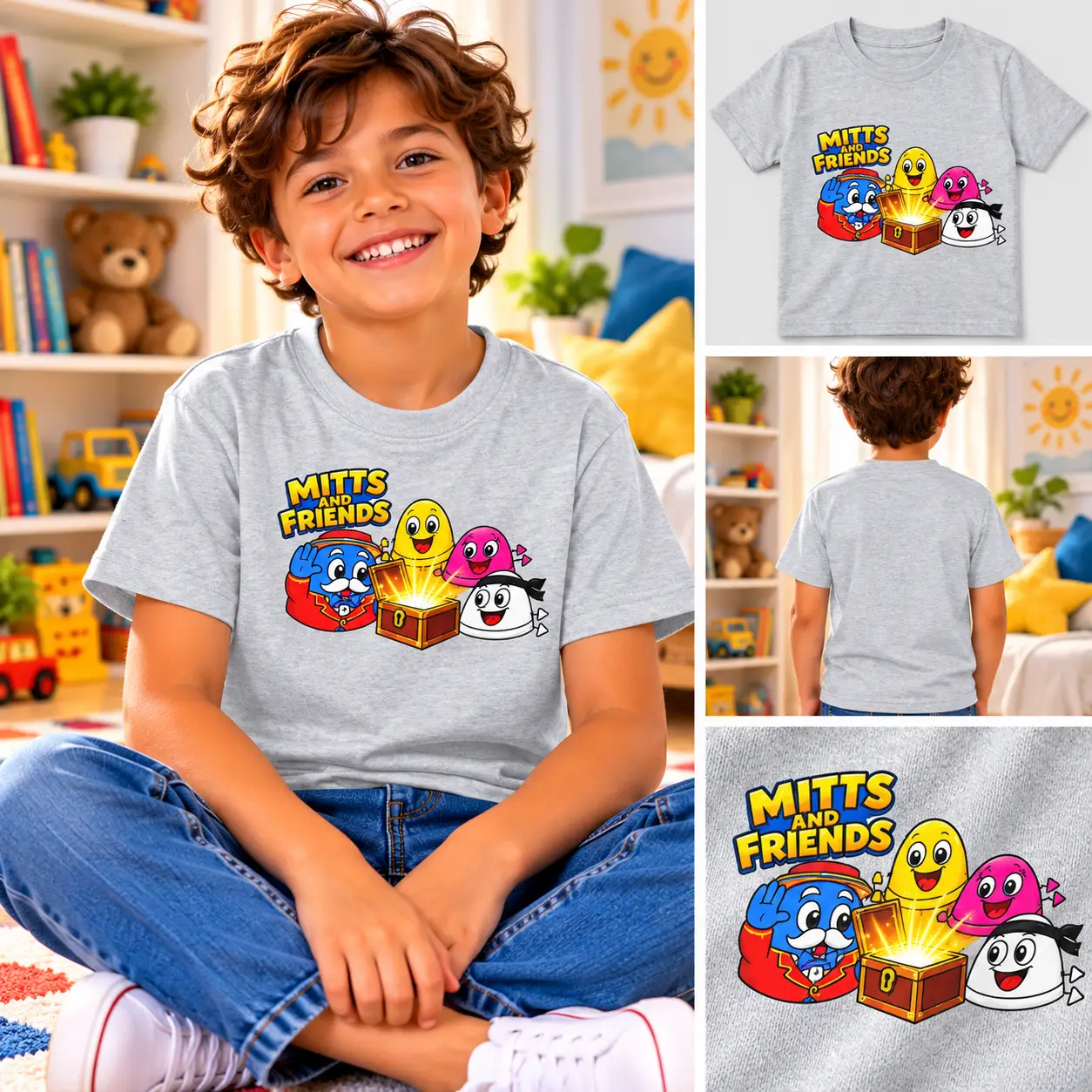 The Carnival Adventure from Mitts and Friends Kids Tee - Image 2