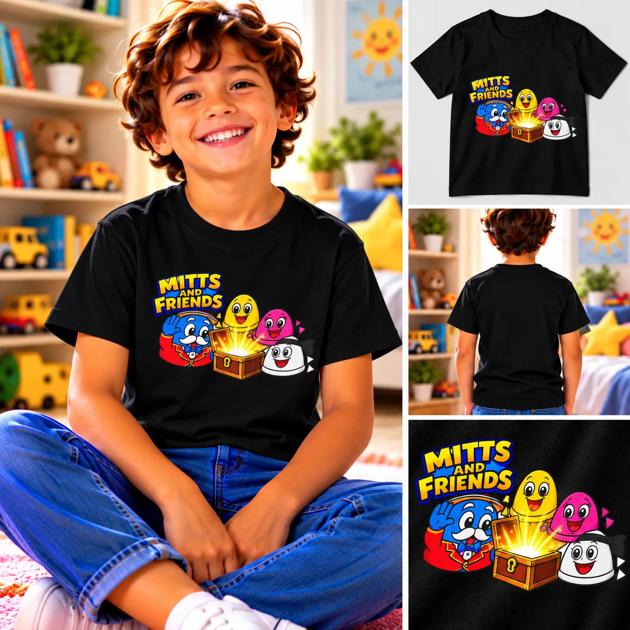 The Carnival Adventure from Mitts and Friends Kids Tee - Image 3