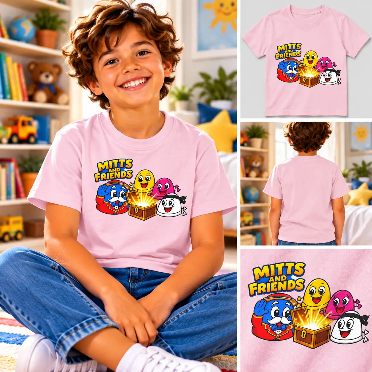 The Carnival Adventure from Mitts and Friends Kids Tee - Image 5