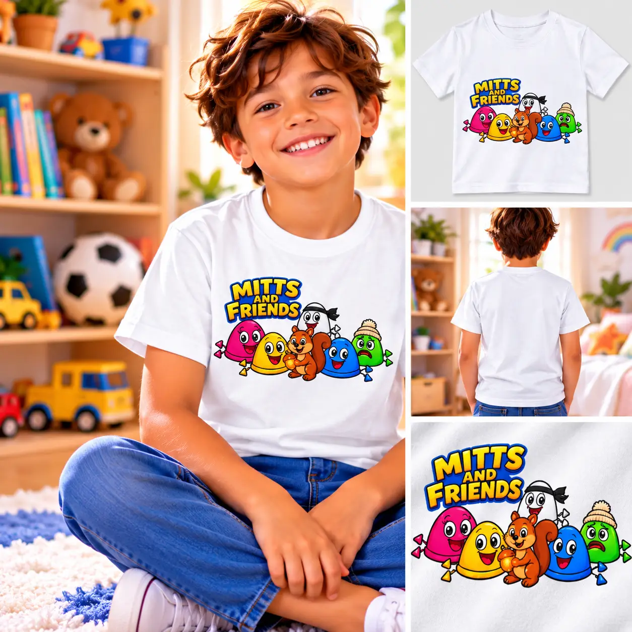 Nutters from Mitts and Friends Kids Tee