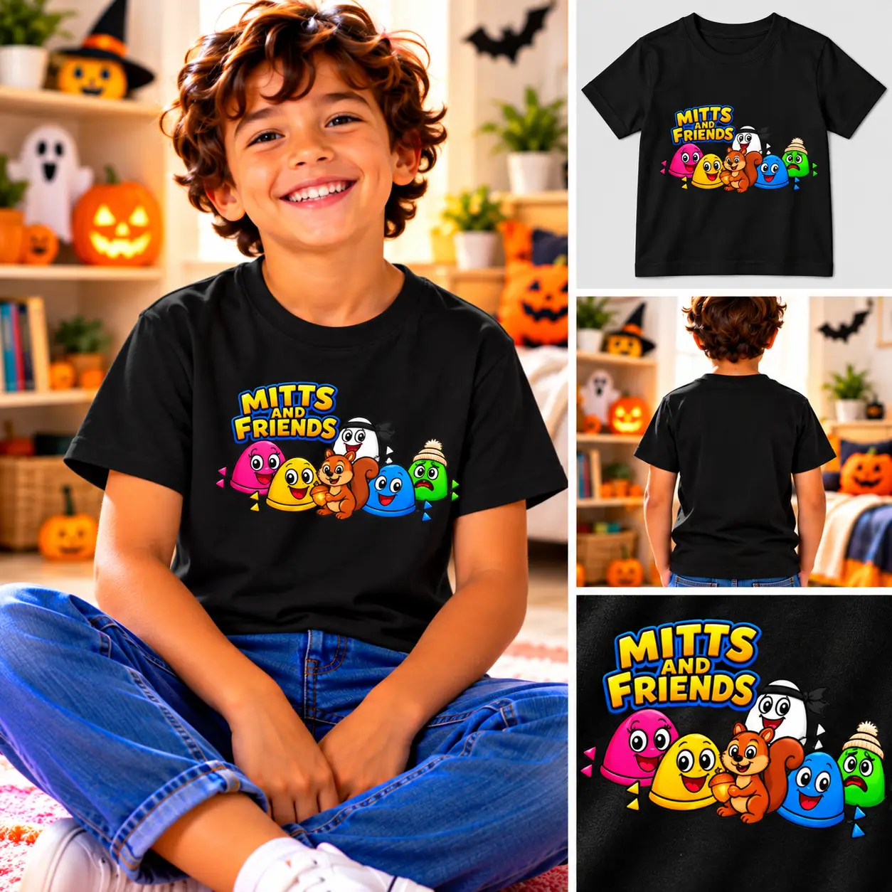 Nutters from Mitts and Friends Kids Tee - Image 3