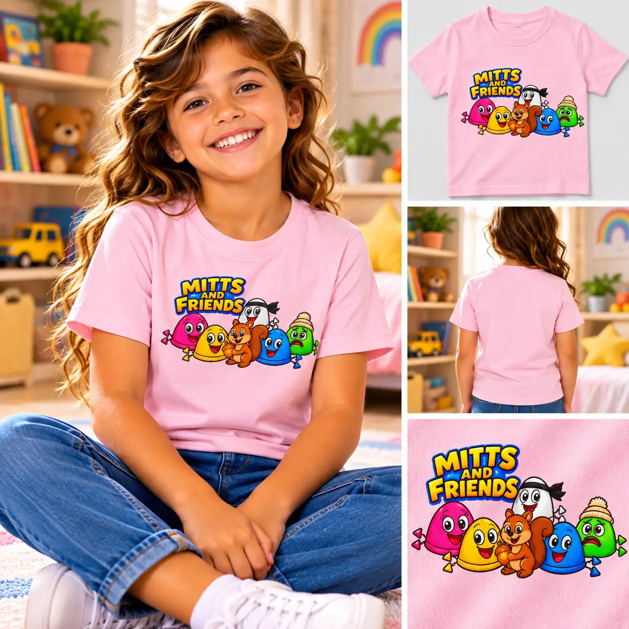 Nutters from Mitts and Friends Kids Tee - Image 5