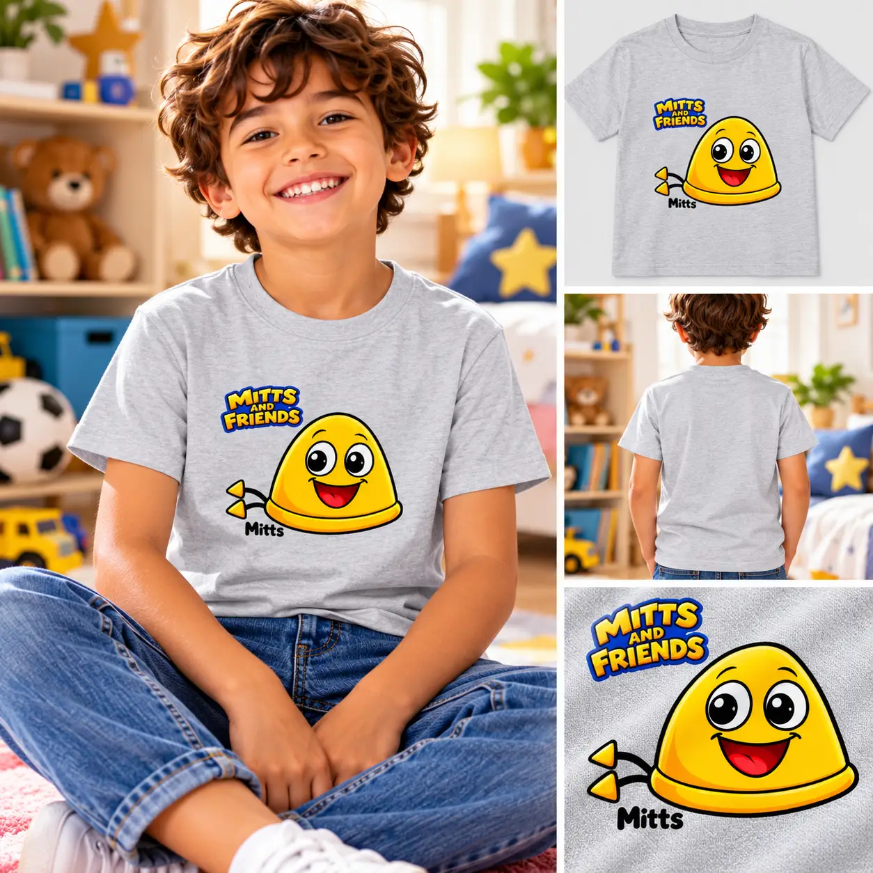 Mitts from Mitts and Friends Kids Tee - Image 2