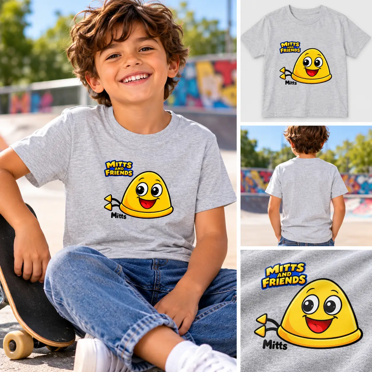 Mitts from Mitts and Friends Kids Tee - Image 3